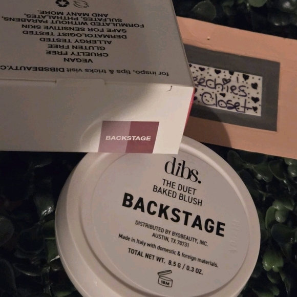 Dibs The Duet: Baked Blush Duo ~ Backstage ~ NIB.MSRP 30 Last One - Picture 5 of 5